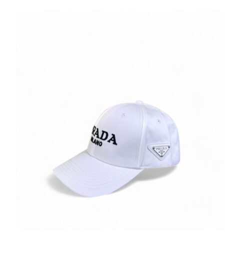Alternative view of Prada Denim Baseball Cap White Prada Cap