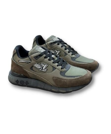 Louis Vuitton Run Away Sneaker Green Khaki For Men