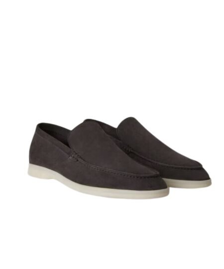 Loro Piana Summer Walk Loafers Dark Blue For Men FAE8124