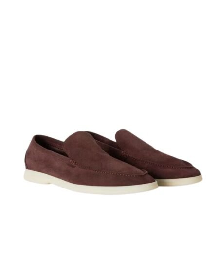 Loro Piana Summer Walk Loafers Dark Brown For Men FAE8124