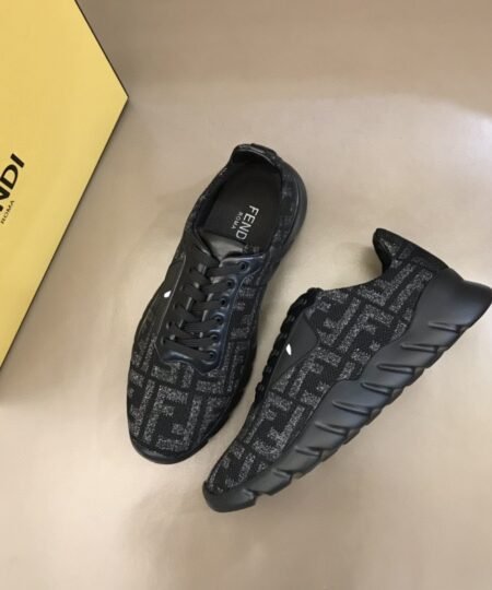 Fendi Force Black Sneakers For Men