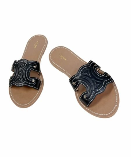 Celine Triomphe Mule Black For Women 352413767C.38NO