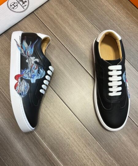 Hermes Quicker Sneaker Black For Men