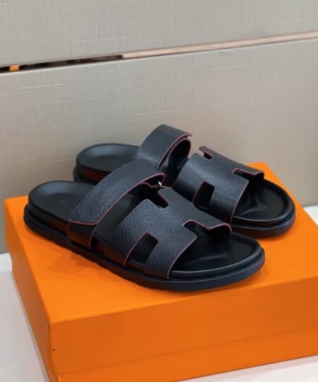 Hermes Takara Sandals Black For Men