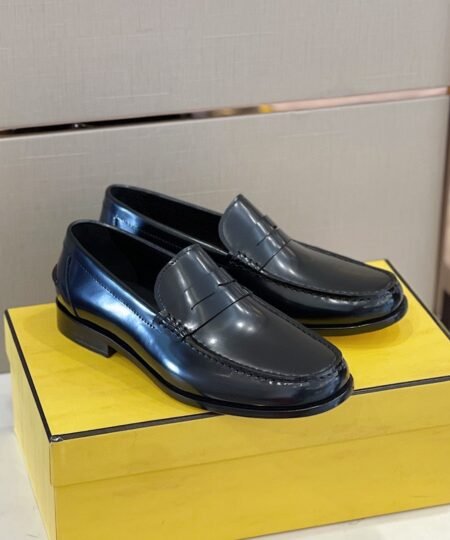 Fendi Force Black Loafers For Men