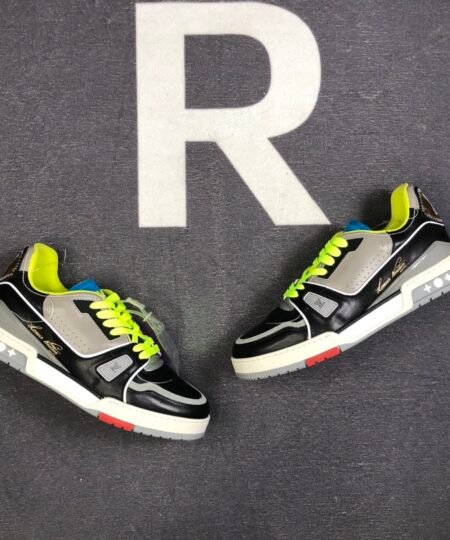 Louis Vuitton Trainer Sneaker Rubber Monogram Denim Multiple Color Virgil Abloh For Men LV