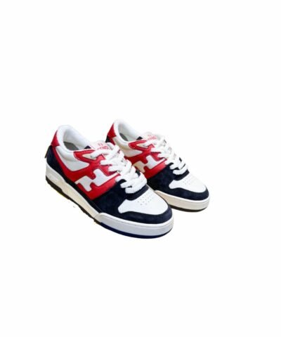 Fendi FD Match Low Tops Sneakers Red And Black For Men
