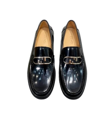 Fendi FD O’Lock Loafers Black For Men 7D1557AK1TF0ABB