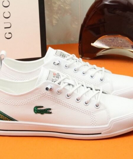 Gucci Men’s Sneaker Loafer With Embroidered Crocodile White For Men