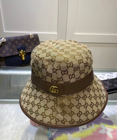 Alternative view of Gucci GG Canvas Bucket Hat Brown