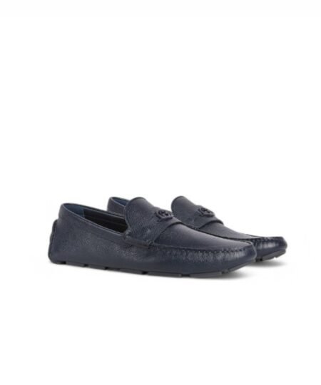 Gucci Driver Loafer Blue For Men 820658 AAEFR 4009
