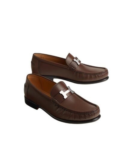 Hermes Karlo Loafer Marron Pecan For Men – H251996ZANP390