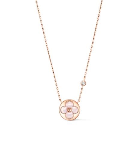 Alternative view of Louis Vuitton Color Blossom BB Sun Pendant Necklace Pink-Toned For Women Q03789