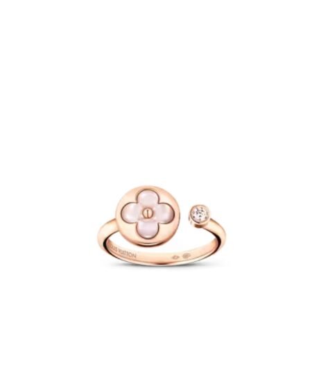 Louis Vuitton Color Blossom Mini Sun Ring Pink-Toned For Women Q0S21A
