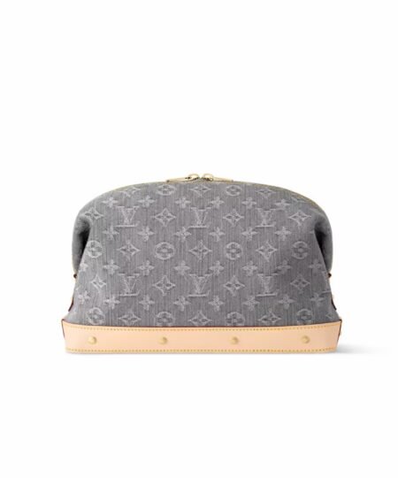 Louis Vuitton Cosmetic Pouch GM Cloudy Gray For Women 10.6in/27cm M13750