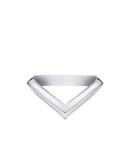 Louis Vuitton Diamonds V Ring Silver-toned For Women – Q9Y45F