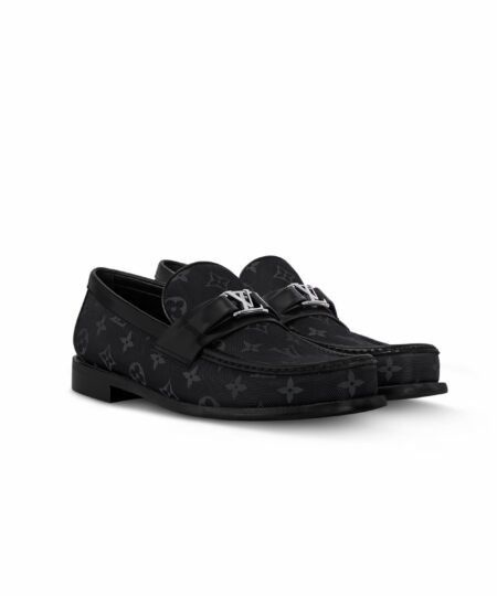 Louis Vuitton Major Loafer Monogram Eclipse For Men 1ADE6L