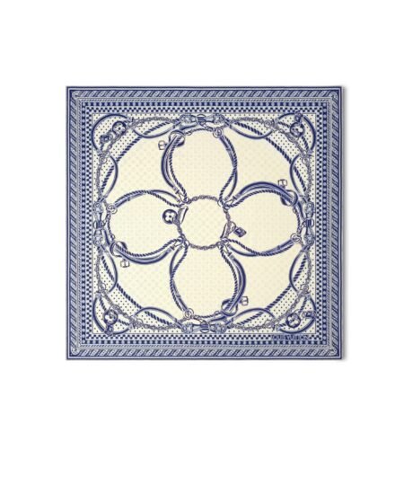 Louis Vuitton Ocean Bandana Shawl Blue For Women M96348