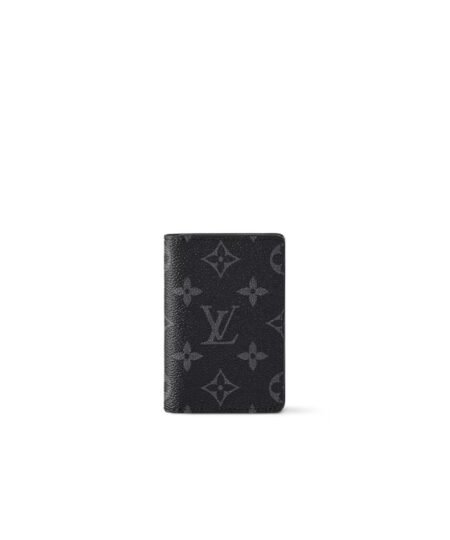 Louis Vuitton Pocket Organizer Black For Women 4.3in/11cm – M61696