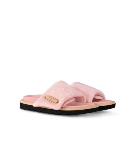 Louis Vuitton Pool Pillow Flat Comfort Mule Pink For Women 1AGUZD