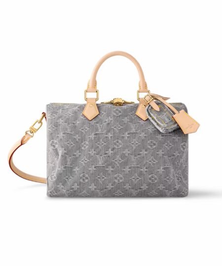 Louis Vuitton Speedy Soft 30 Washed Gray For Women 11.8in/30cm M13344