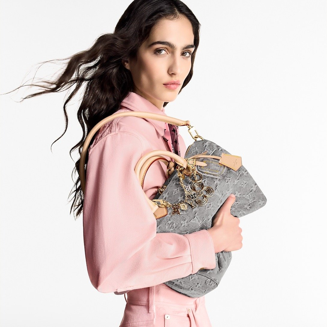 Louis Vuitton Speedy Soft 30 Washed Gray For Women 11.8in/30cm M13344 - Image 7