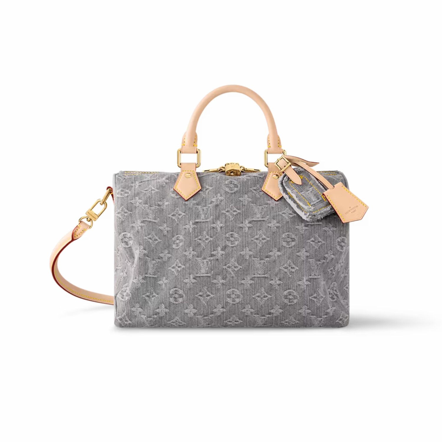Louis Vuitton Speedy Soft 30 Washed Gray For Women 11.8in/30cm M13344