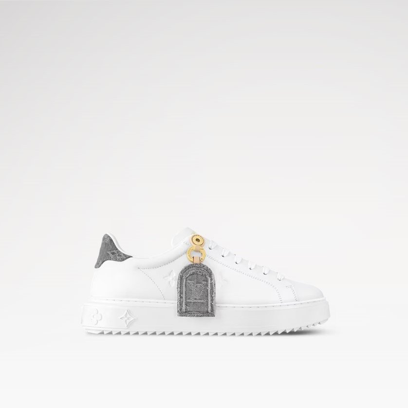 Louis Vuitton Time Out Sneaker Grey For Women 1AGUY4 - Image 3