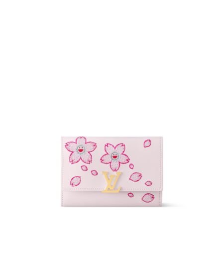 Louis Vuitton LV x TM Capucines Compact Wallet Pink For Women 13cm/5.3in – M13445