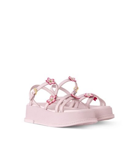 Louis Vuitton LV x TM Maya Platform Sandal Light Pink For Women – 1AGWO2