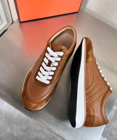 Hermes Easy Trainers Brown For Men H221901ZH04425