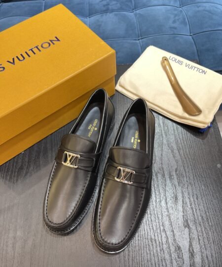 Louis Vuittion Major Loafer Black For Men LV