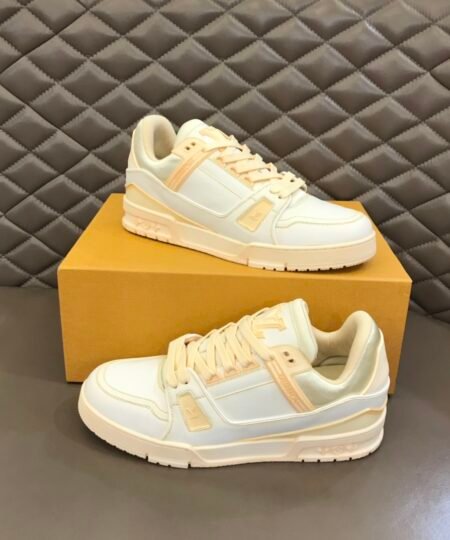 Louis Vuittion LV Trainer Sneaker Yellow For Men LV