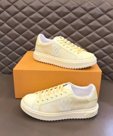 Louis Vuittion Time Out Sneaker Yellow For Men LV