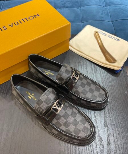 Louis Vuittion Major Loafer Gray For Men LV