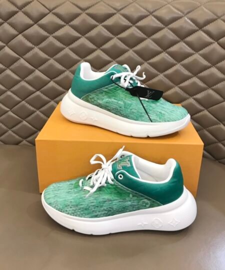 Louis Vuittion Show Up Sneaker Green For Men LV