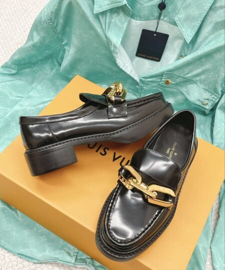 Louis Vuitton Women’s Academy Loafer Black For Women LV