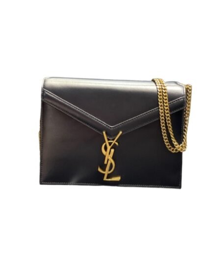 Saint Laurent Cassandra Medium Chain Bag Black/White/Red/Green/Burgundy For Women‎ 8.6in/22cm