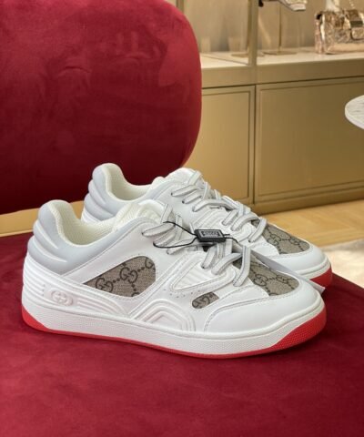 Gucci Men’s GG Sneaker Gucci Basket Donna White Demetra For Men ‎700291
