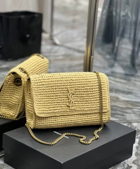 Saint Laurent Niki Medium Chain Bag Yellow For Women, Women’s Bags 11in/28cm YSL‎