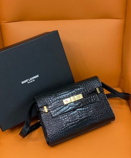 Saint Laurent Manhattan Small Shoulder Bag Black For Women 9.4in/24cm YSL 675626DND0W1000