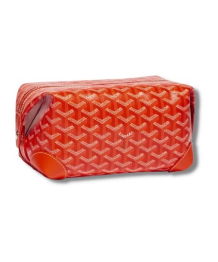Goyard Bowling 25 Toiletry Bag Orange/Red/White For Women‎ 9.4in/24cm BOWLIN025TY01CL03P