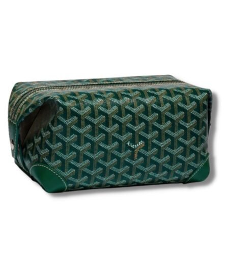 Goyard Bowling 25 Toiletry Bag Green/Yellow For Women‎ 9.4in/24cm BOWLIN025TY01CL03P