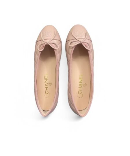 Chanel Ballet Flats Light Pink For Women