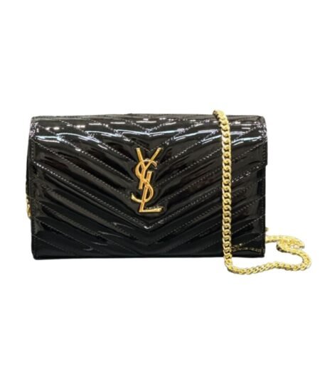 Saint Laurent Envelope Small Bag Black For Women‎ 8.5in/22.5cm