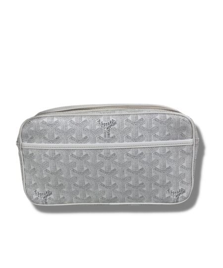 Goyard Cap Vert PM Bag White/Navy Blue For Women‎ 8.7in/22cm