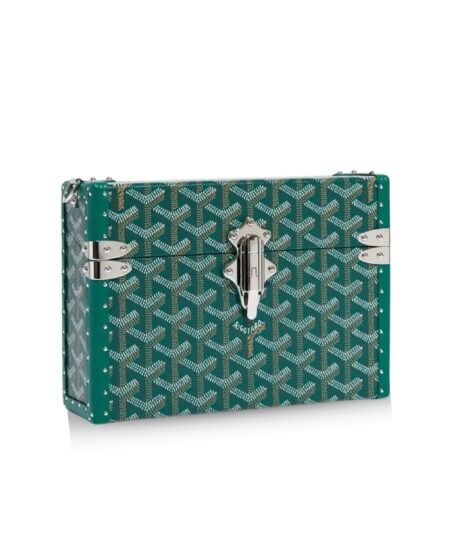 Goyard Cassette Trunk Bag Green For Women‎ 5.9in/15cm CASSETPMLTY09CL09P