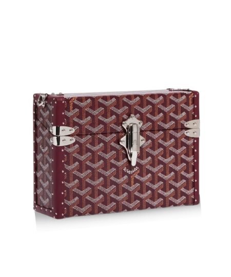 Goyard Cassette Trunk Bag Burgundy For Women‎ 5.9in/15cm CASSETPMLTY33CL33P