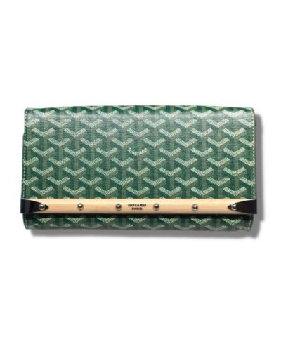 Goyard Monte Carlo PM Clutch Green/Light Blue/Orange For Women‎ 9.8in/25cm