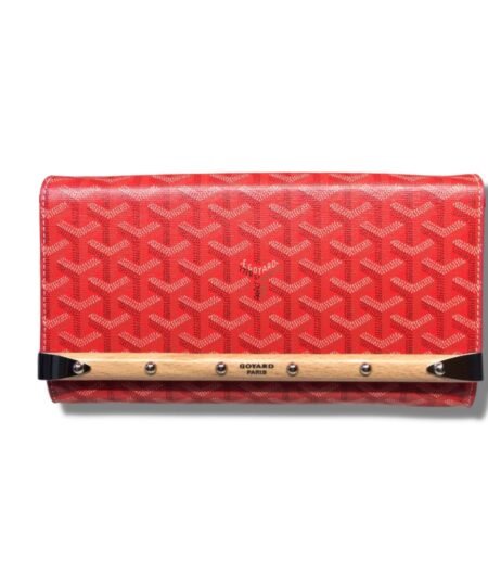 Goyard Monte Carlo PM Clutch Red/Yellow For Women‎ 9.8in/25cm